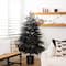 6ft. Artificial Halloween Real Touch Black Norfolk Pine Christmas Tree with Natural Look